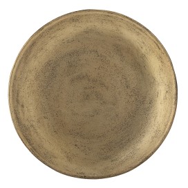Plateau doré vieilli | D.28 cm