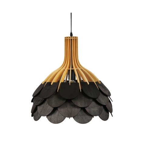 Suspension artichaut noir, D.50 cm