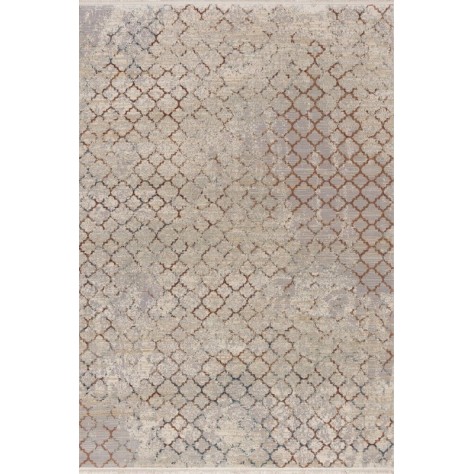 Tapis effet vintage à motif losange