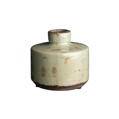Vase bouteille Vert de gris