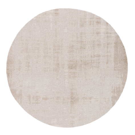 Tapis rond effet vintage