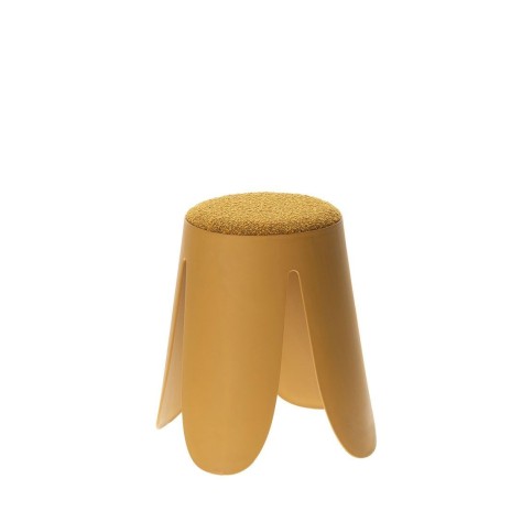 Set de 2 tabourets moutarde