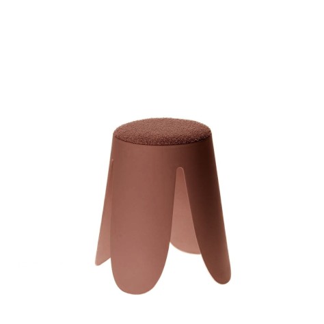 Set de 2 tabourets terracotta