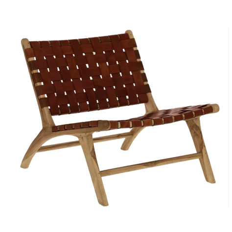 Chaise lounge Aosta cognac
